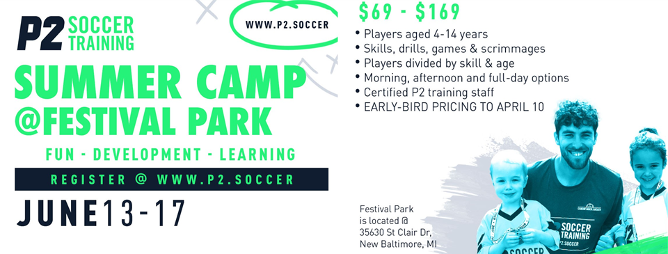 Summer Camp Opportunity w / P2 Soccer